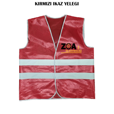 Kırmızı İkaz Yeleği